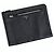 Prada Clutch in Saffiano con logo triangolare Nero