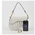 Dior Bolso de hombro tipo saddle de piel Blanco - vista 19