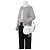 Dior Bolso de hombro tipo saddle de piel Blanco - vista 22
