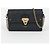 Louis Vuitton Borsa a tracolla portafoglio con catena in pelle Nera - vista 2