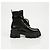 Prada Stivali Monolith in pelle e nylon nero - vista 8