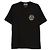 Versace T-Shirt mit Foil-Emblem Schwarz Gold