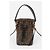 Fendi Montrezzo Mini Leather Tote Bucket Bag Brown - vista 2