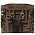 Fendi Montrezzo Mini Leather Tote Bucket Bag Brown - vista 3