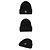 Moncler Berretto a maglia trecciata con patch (Black) - vista 3