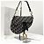 Dior Borsa Saddle Oblique Jacquard Blu - vista 3