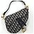 Dior Borsa Saddle Oblique Jacquard Blu - vista 6
