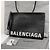 Balenciaga Clutch Bag Logo Large Nera - vista 3