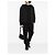 Moncler Felpa con cappuccio e zip in pile di cotone con logo - vista 5
