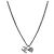 Chanel Cubic Heart CC Silver Halskette