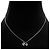 Chanel Cubic Heart CC Silver Halskette - Ansicht 5