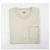 Hermès Maxi T-Shirt mit bestickter Tasche für Damen Kurzarm Beige - Ansicht 11