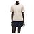 Hermès Maxi T-Shirt mit bestickter Tasche für Damen Kurzarm Beige - Ansicht 2