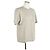 Hermès Maxi T-Shirt mit bestickter Tasche für Damen Kurzarm Beige - Ansicht 8