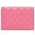 Bottega Veneta Tarjetero Intrecciato Rosa - Ansicht 3