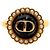 Dior Anello Petit CD Baroque Gold Ring Size