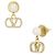 Valentino Orecchini a goccia Garavani Logo Crystal Pearl