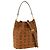 MCM Borsa a tracolla in polietilene marrone - vista 2