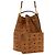 MCM Borsa a tracolla in polietilene marrone - vista 3