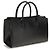 Givenchy Borsa Bos Taurus in pelle di vitello nera - vista 3