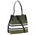 Balmain Bicolor Baumwollhandtasche - Ansicht 2