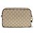 Gucci Borsa a tracolla in tessuto beige - vista 2