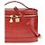 Jacquemus Borsa Bos Taurus in pelle di vitello rossa - vista 4