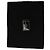 Dolce & Gabbana Sciarpa tour de cou in cashmere nero con placca logo