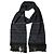 Dolce & Gabbana Sciarpa-stola in seta blu floreale con frange al collo