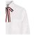 Thom Browne Blusa in cotone Oxford con fiocco - vista 4