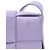 Bottega Veneta Mini Borsa a Tracolla Cassette Viola - vista 7