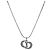 Dior Collar Cubic CD Silver