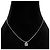 Dior Collar de plata Cubic Oblique Plate - vista 5