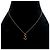Dior Vertical CD Halskette Gold - Ansicht 5