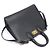 Salvatore Ferragamo Studio Box Bag Medium aus schwarzem Kalbsleder - Ansicht 4