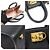 Salvatore Ferragamo Studio Box Bag Medium aus schwarzem Kalbsleder - Ansicht 6
