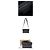 Salvatore Ferragamo Borsa a tracolla monogram logo Gancini da uomo - vista 6