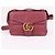 Gucci Borsa a tracolla GG Marmont Medium con patta - vista 2