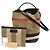 Burberry Ashby Medium Hobo aus schwarzem Leder mit Karomuster - Ansicht 2