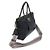 Prada Black Vitello Daino Lettering Logo - vista 2
