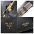 Prada Black Vitello Daino Lettering Logo - vista 7