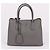 Prada Borsa Tote e a Tracolla Gray Dublè Silver - vista 2