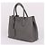 Prada Borsa Tote e a Tracolla Gray Dublè Silver - vista 4