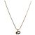 Collier Cubic Dior Doré - vue 2