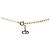 Collier Cubic Dior Doré - vue 3