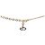 Collier Cubic Dior Doré - vue 4