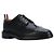 Thom Browne Scarpe Brogue Long Wing in pelle Pebble Grain - vista 3