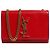 Autre Marque Borsa a tracolla Kate in pelle rossa
