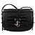 Jimmy Choo Borsa crossbody in pelle nera