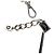 Dolce & Gabbana Silver Brass Chain Dice DG Logo EmbellishedCharm Bracelet